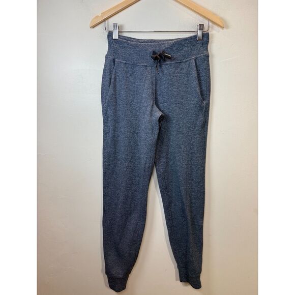 Lululemon Women's LW5AW7SZ Size 4 Blue Jogger Pants Drawstring Waist - Picture 1 of 4